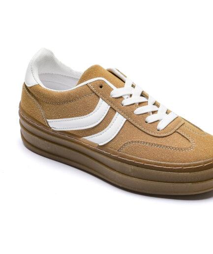 Claudette dame sneakers   Yellow