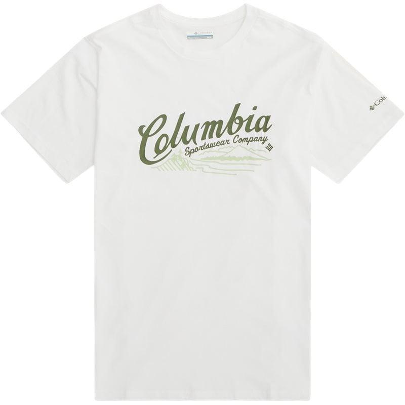 Columbia Rockaway River Graphic Ss Tee Hvid