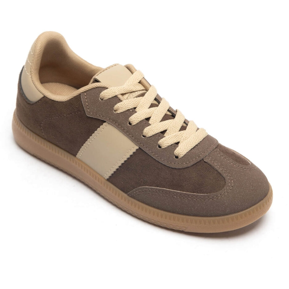 Gabrielle dame sneakers   Coffee