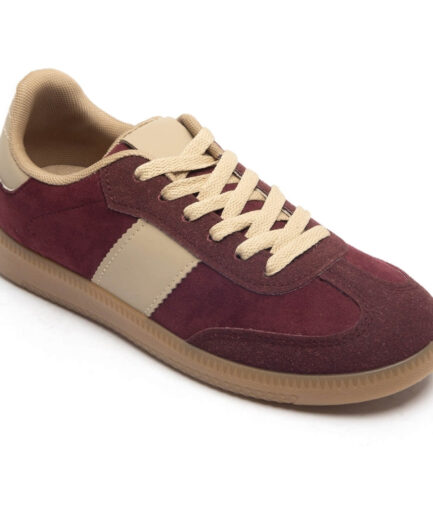 Gabrielle dame sneakers   Wine