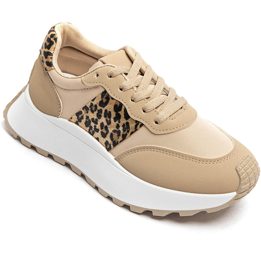 Genevieve dame sneakers   Leopard