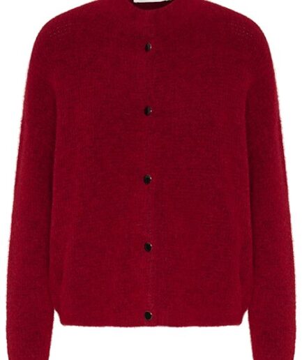 Gestuz  Cardigan  AlphaGZ Short Cardigan  Haute Red Melange