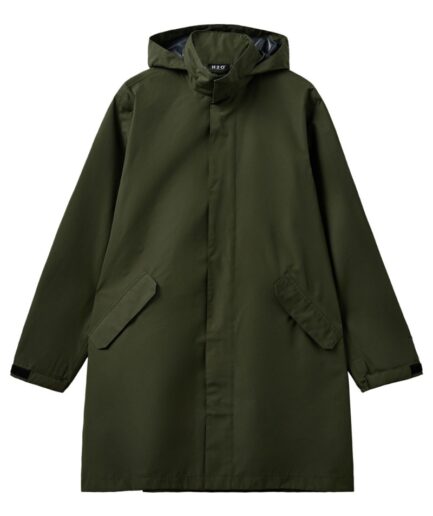 HO  Regnjakke  Basic Rømø LW Rain Long Jacket  Army