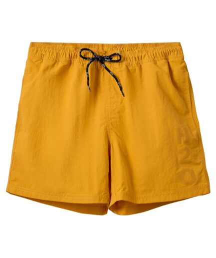 HO  Shorts  Leisure Logo Swim Shorts  Apricot