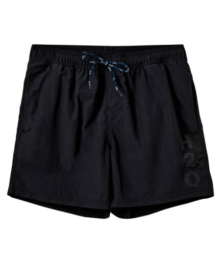 HO  Shorts  Leisure Logo Swim Shorts  Black