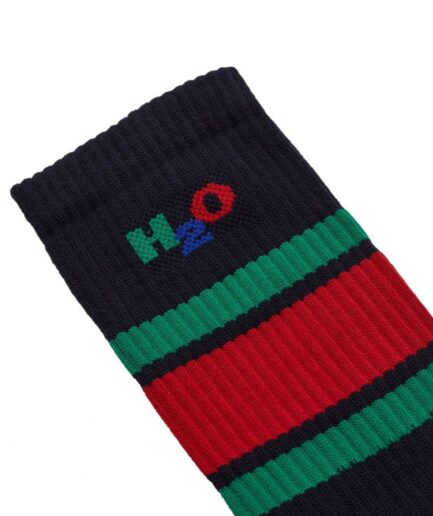 HO  Strømper  Crew Sock  NavyGreenRed