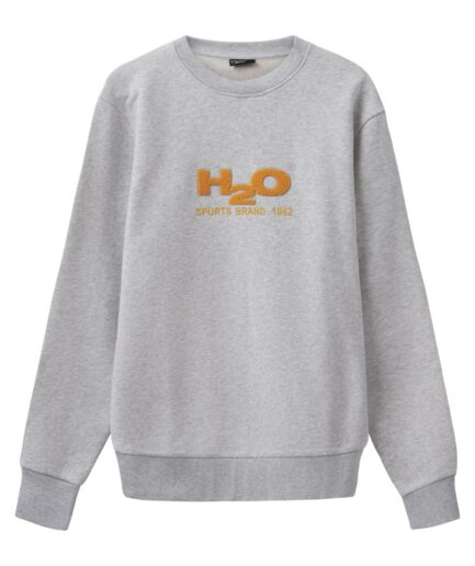 HO  Sweat  Logo Sweat Oneck  Light Grey MelApricot