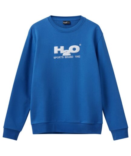 HO  Sweatshirt  Logo Sweat Oneck  BlueWhite