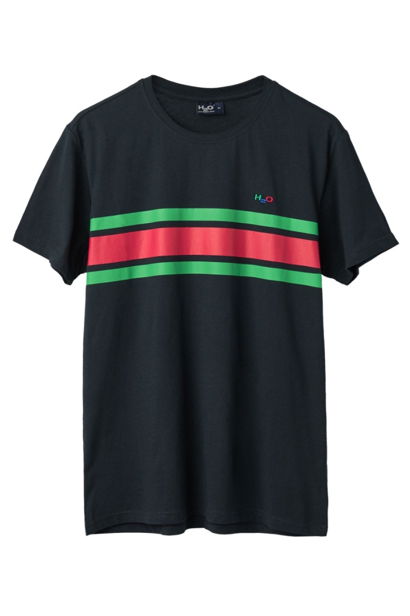 HO  Tshirt  Basic Gilleleje Tee  NavyGreenRed