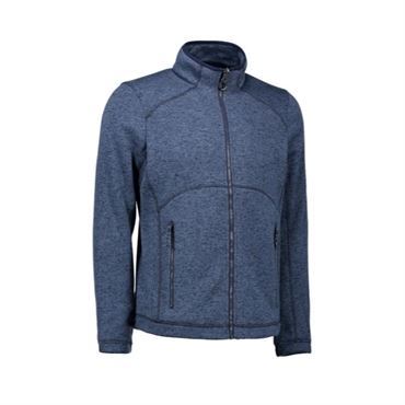 Id Fleece Jakke  Navy Melangelarge