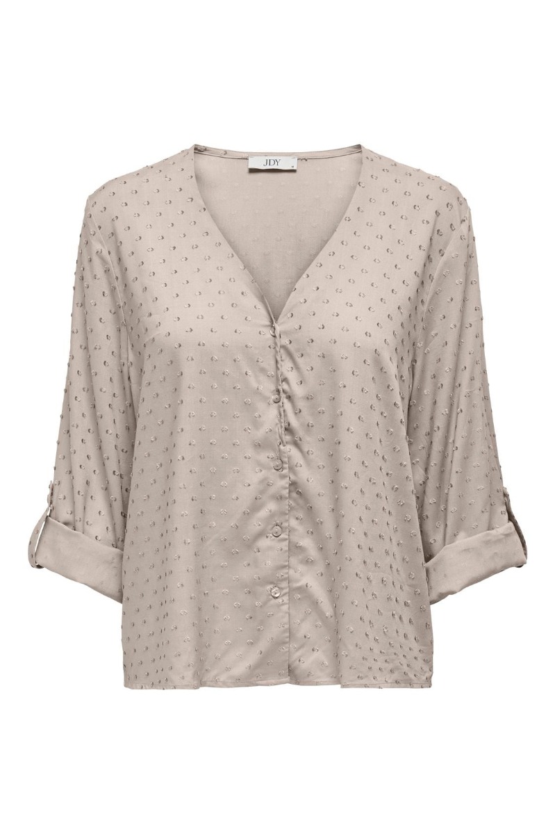 JDY  Bluse  JDY Diana Life  Dobby Shirt  Chateau Gray