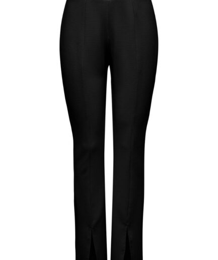 JDY  Bukser  JDY Coco Slit Pant  Black