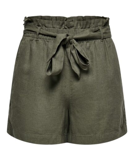 JDY  Shorts  JDY Say MW Linen Shorts  Kalamata