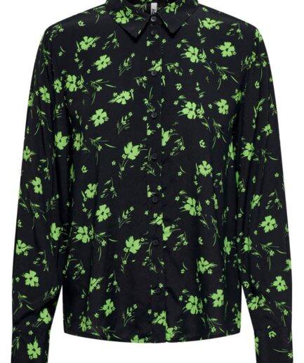 JDY  Skjorte  JDY Jackson LS Shirt  BlackGreen Flower