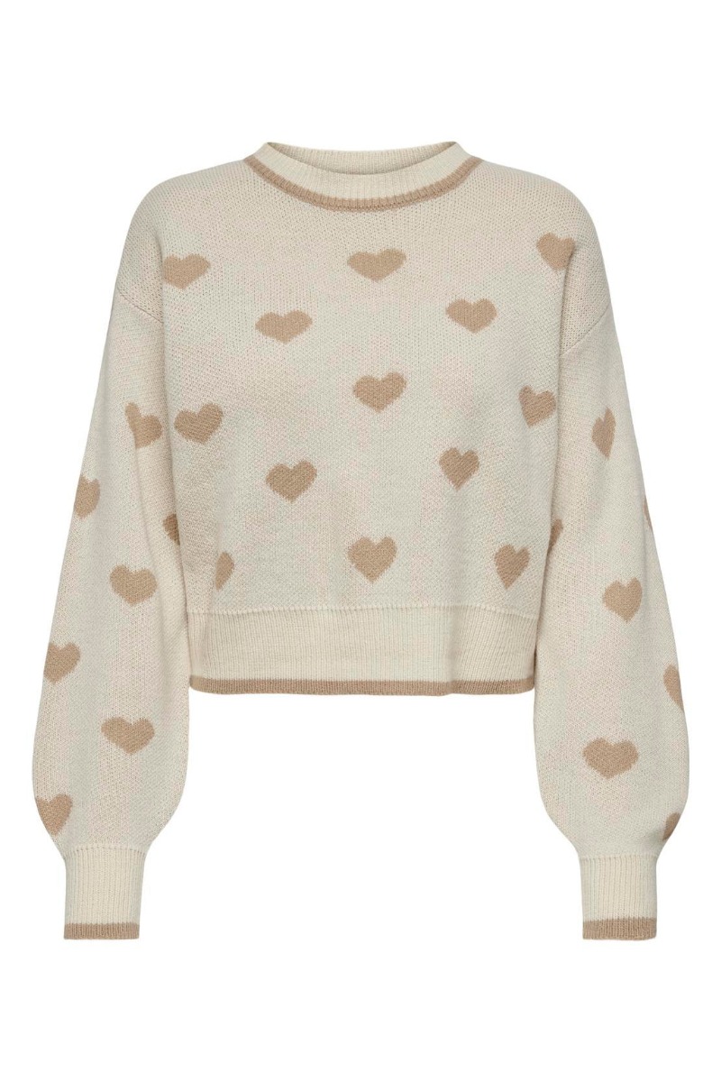 JDY  Strik  JDY Romance LS Pullover Knt Noos  Birch