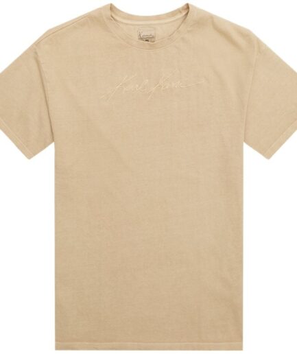 Karl Kani Autograph Heavy Boxy Tee Sand