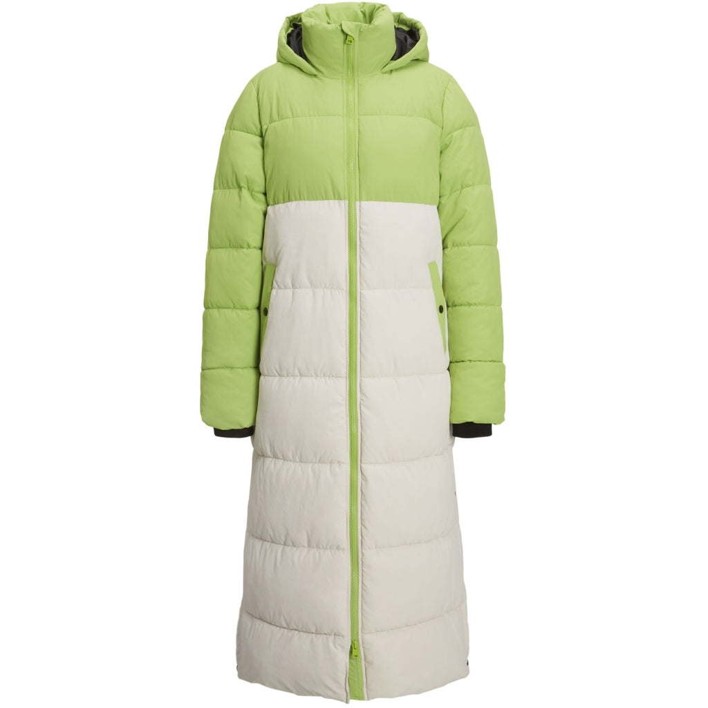 LULULIA EXTRA LONG PUFFER JACKET   Moonbeam