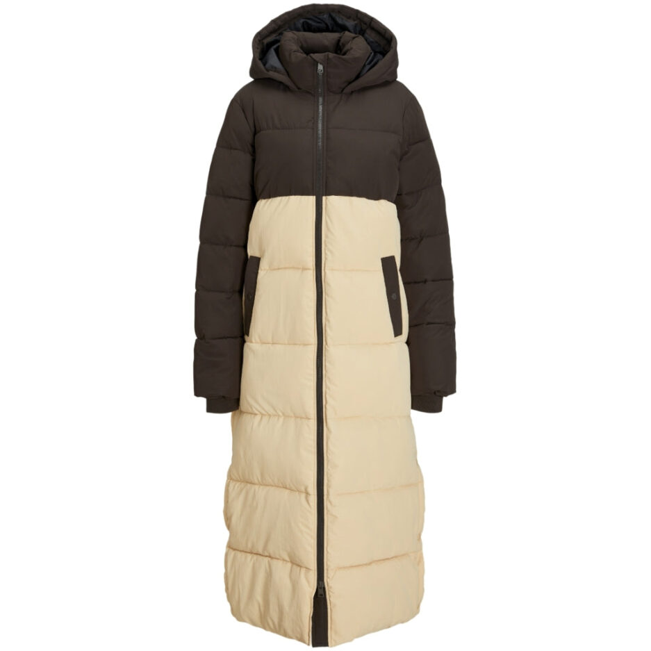 LULULIA dame Clara Long Puffer  Beige