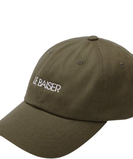 Le Baiser Baseball Cap Oliven