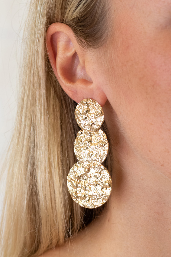 Lucky Lemon  Øreringe  Merle Studs  Gold