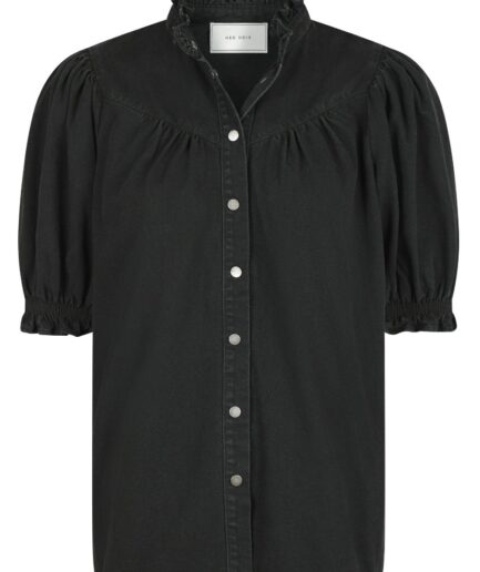 Neo Noir  Bluse  Avalon Denim Shirt  Black