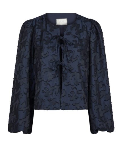 Neo Noir  Bluse  Daliska Artwork Blouse  Navy