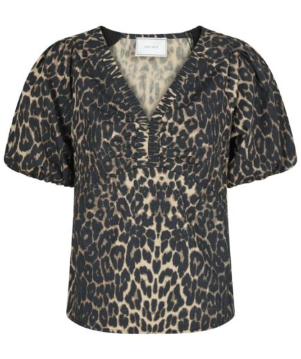 Neo Noir  Bluse  Irina Leo Blouse  Leopard