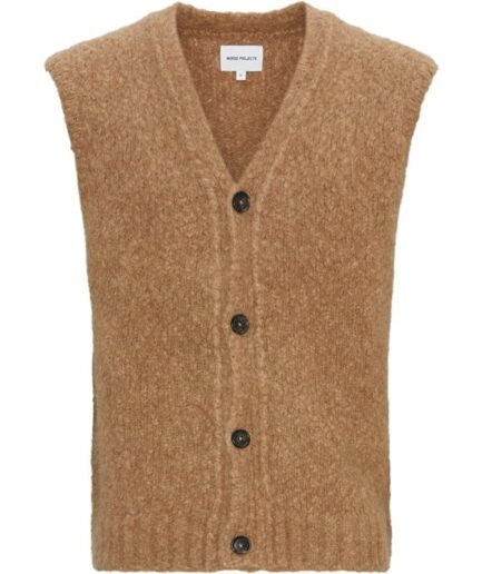 Norse Projects  August Flame Alpaca Vest