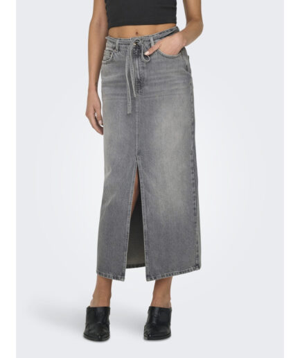 ONLY dame nederdel ONLGIANNA  Medium Grey Denim