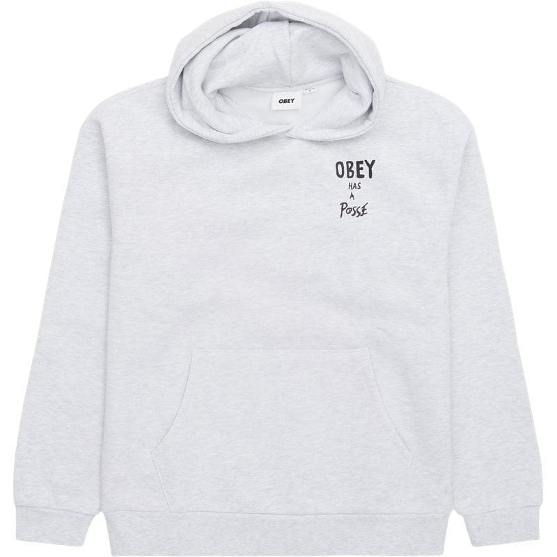 Obey Obey Posse Heavy  Sweatshirts Grå