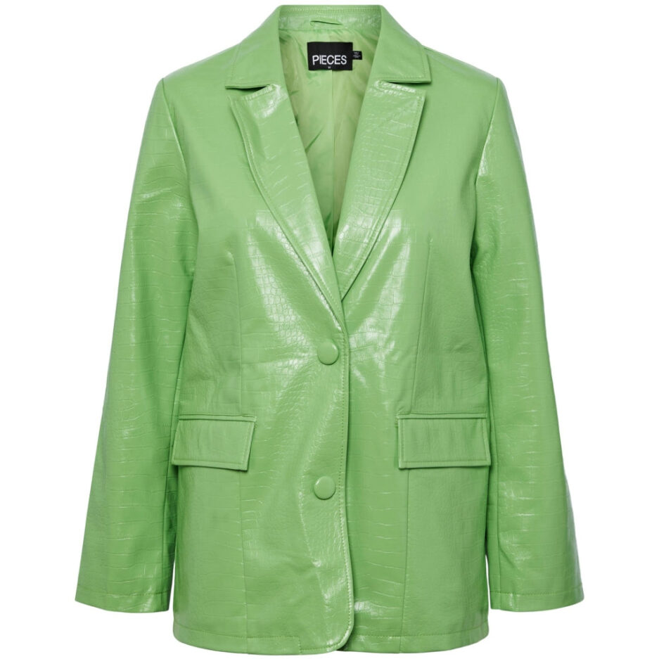 PIECES X DITTE ESTRUP PCAPRIL LS BLAZER DD  Daiquiri Green