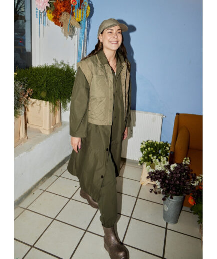 PIECES X DITTE ESTRUP PCSONNI COAT  Deep Lichen Green