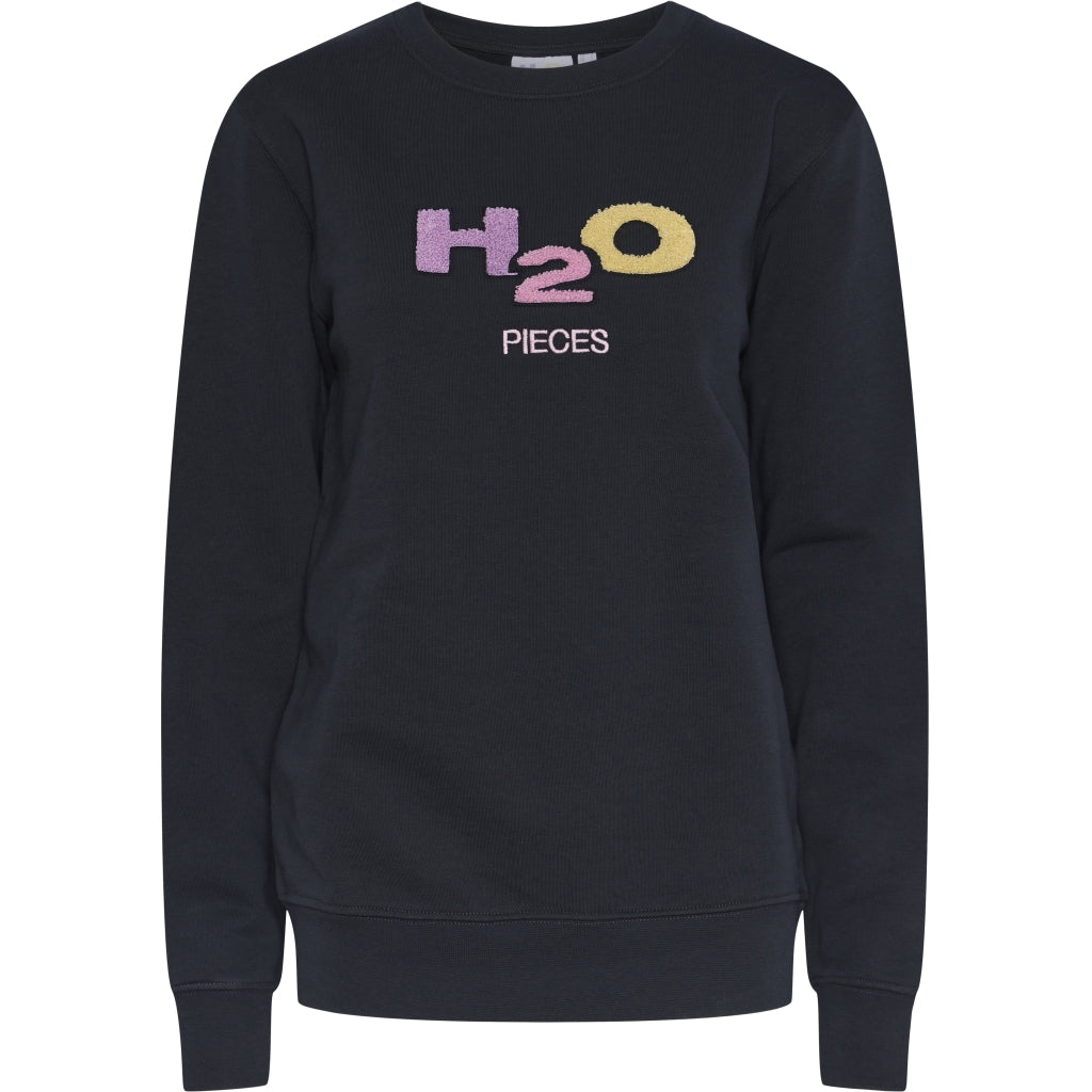 PIECES dame sweatshirt PCMIXTAPE  Navy Blazer HO