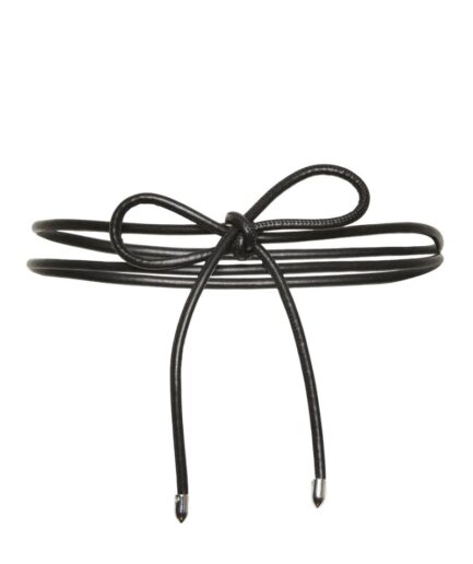 Pieces  Bælte  Pc Riona Rope Belt  Black