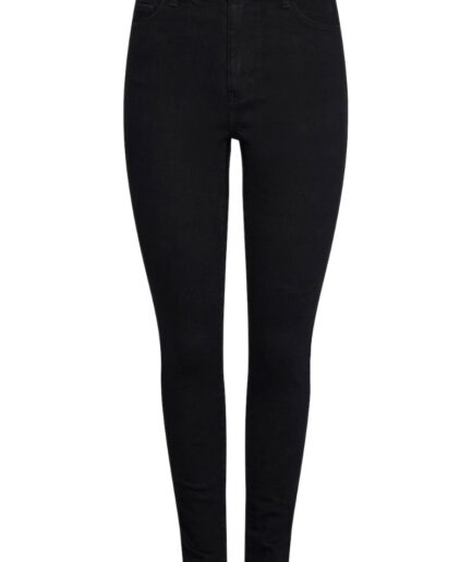 Pieces  Jeans  PC Dana HW Skinny Jeans  Black Denim