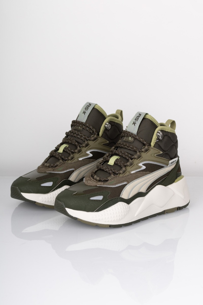 Puma  Sko  RSX Hi  Gray Dark OliveVapor Gray