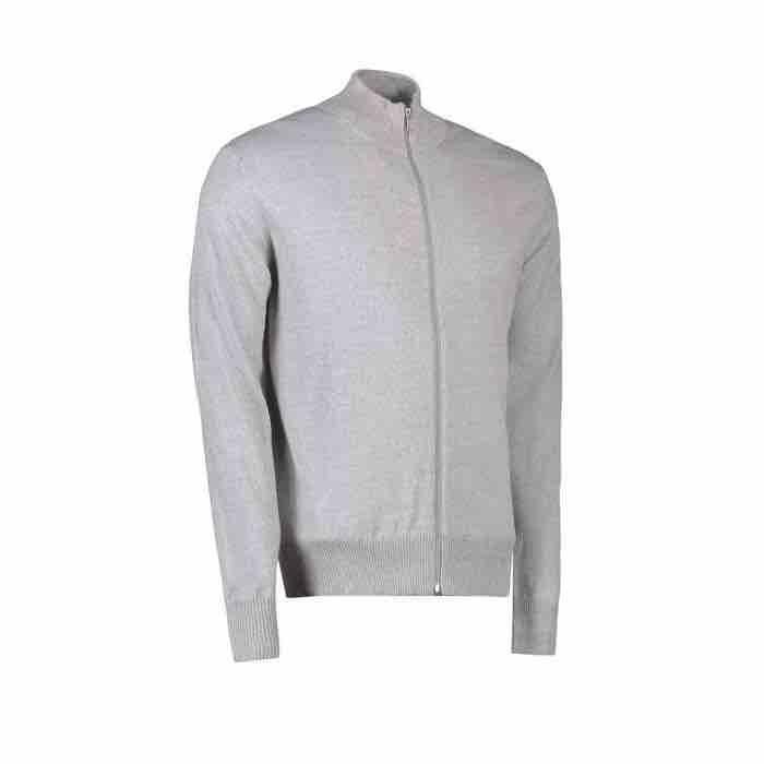 Seven Seas Cardigan S Light Grey Melange