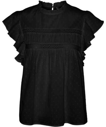 VERO MODA dame bluse VMTRINE  Black