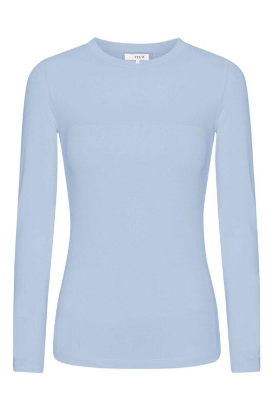 AView  Bluse  Stabil Top LS  Light Blue