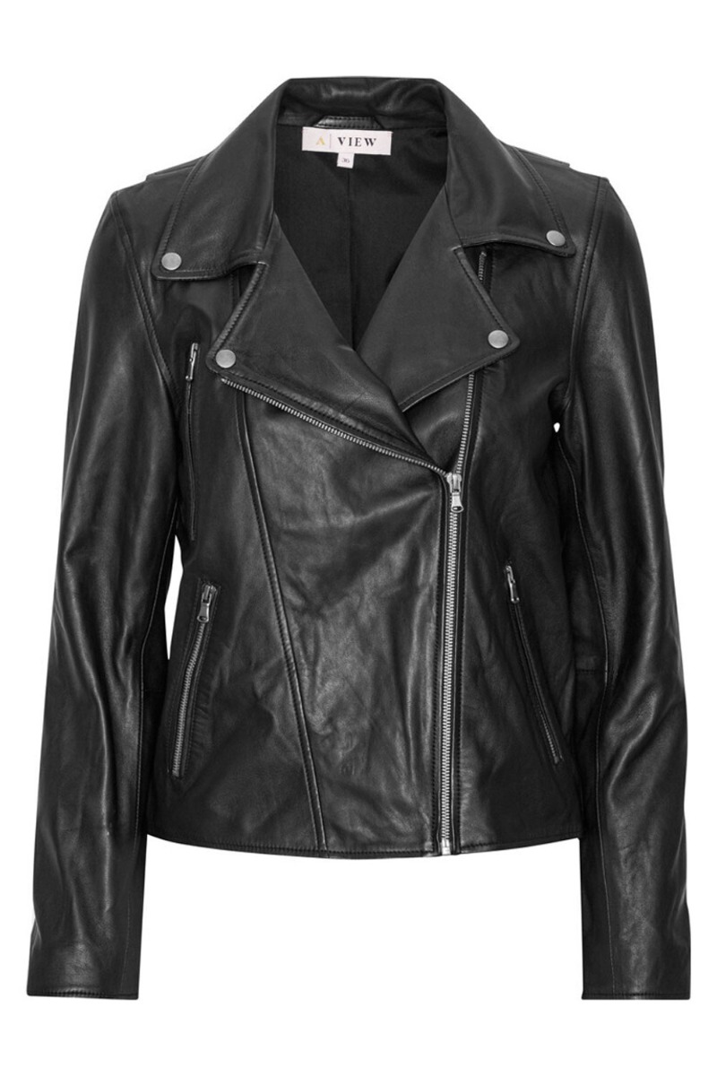 AView  Jakke  Sunny Leather Jacket  Black