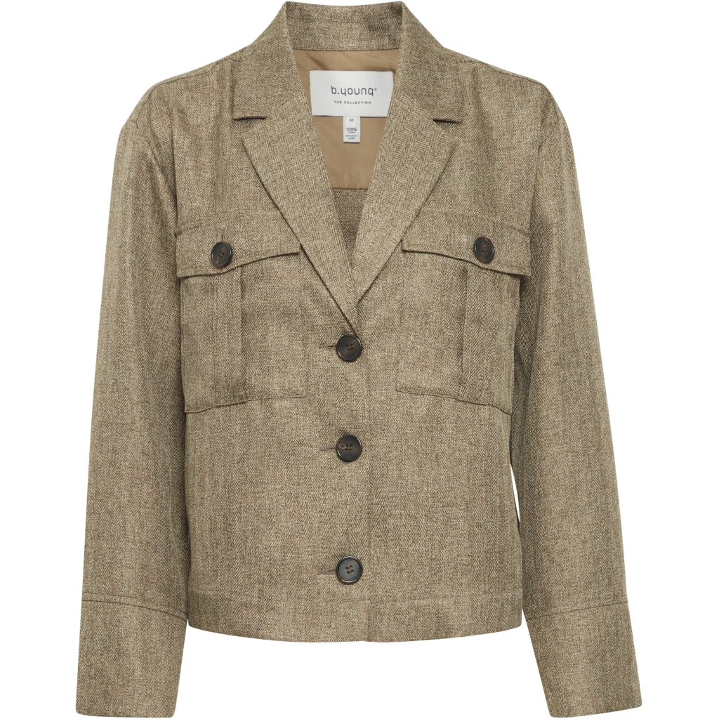 BYOUNG dame blazer BYESTNIO  Military Olive Melange