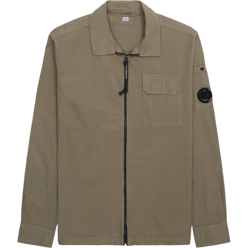 Cp Company  Gabardine Zipped Overshirt