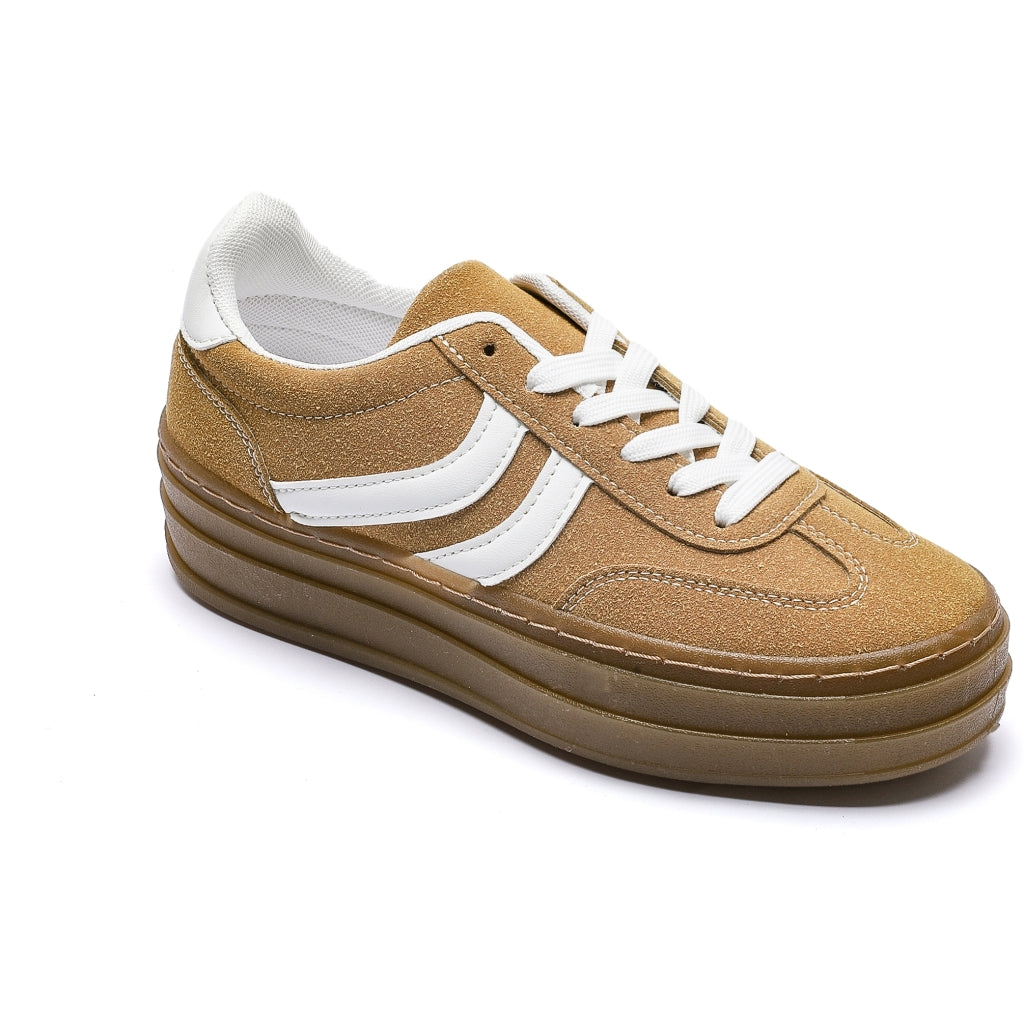 Claudette dame sneakers   Yellow