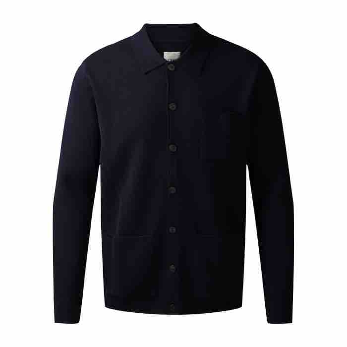 Clipper Manchester Cardigan Polo Collar Medium