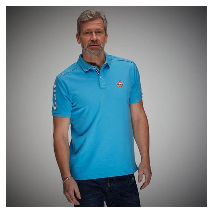 Gulf Racing Polo Diamond  Medium