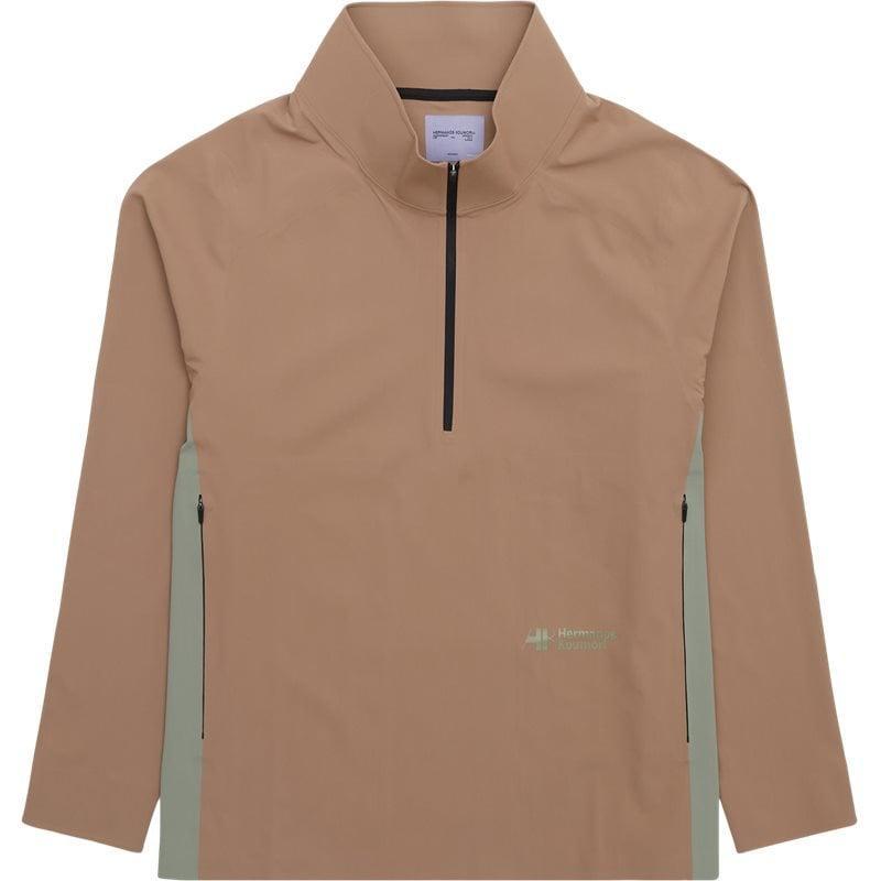 Hermanos Koumori Nomad Half Zip Jacket Brown