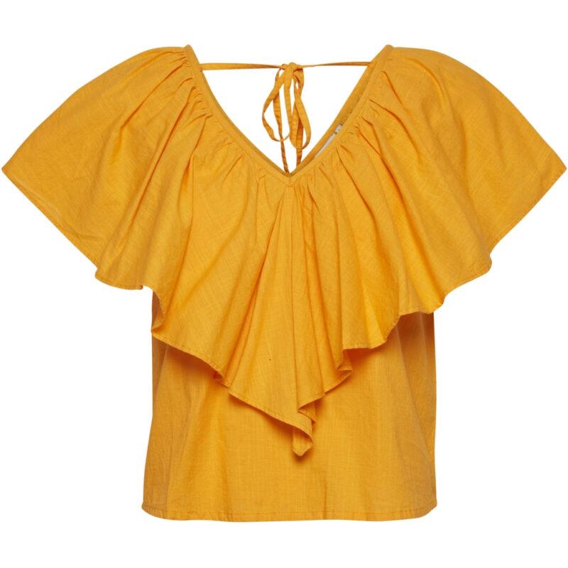 ICHI dame bluse IHACUMA  Radiant Yellow