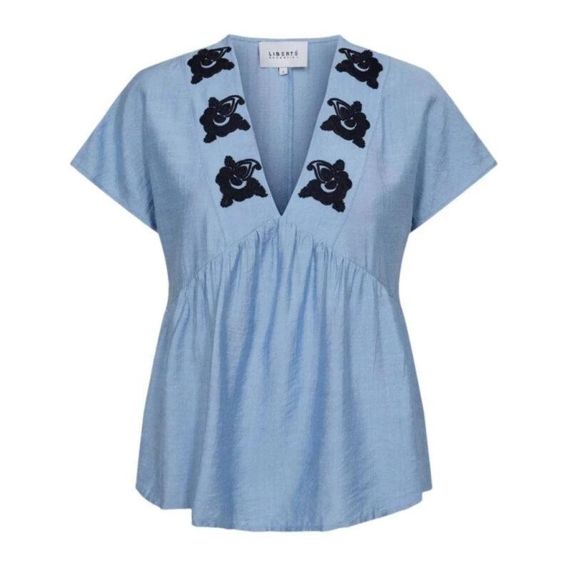 Liberte dame bluse ROSELI   Dusty Blue