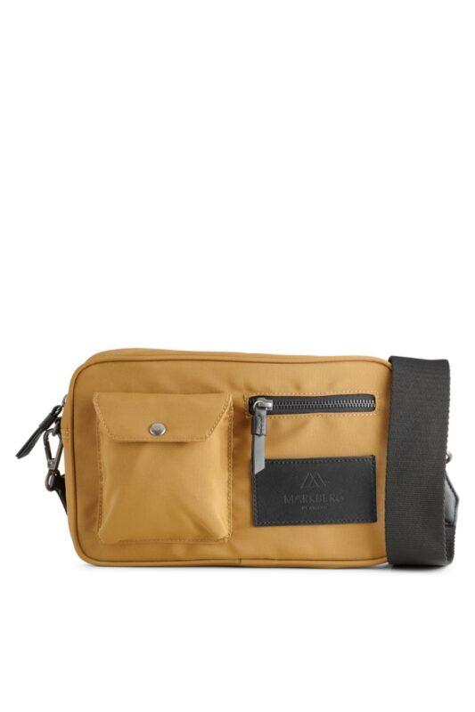 Markberg  Taske  Darla Crossbody Bag Recycled  Mustard wBlack