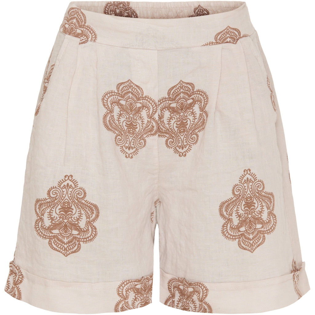 Marta Du Chateau dame shorts   Sabbia print